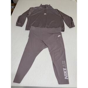 Nike Air Women’s 1/4 Zip Pullover Jacket & Pants Suit - Purple Lavender Size 3XL